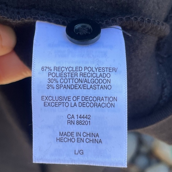 Mondetta Ladies' Collared Fleece Pullover Top, Black Medium Large - Picture 2 of 13